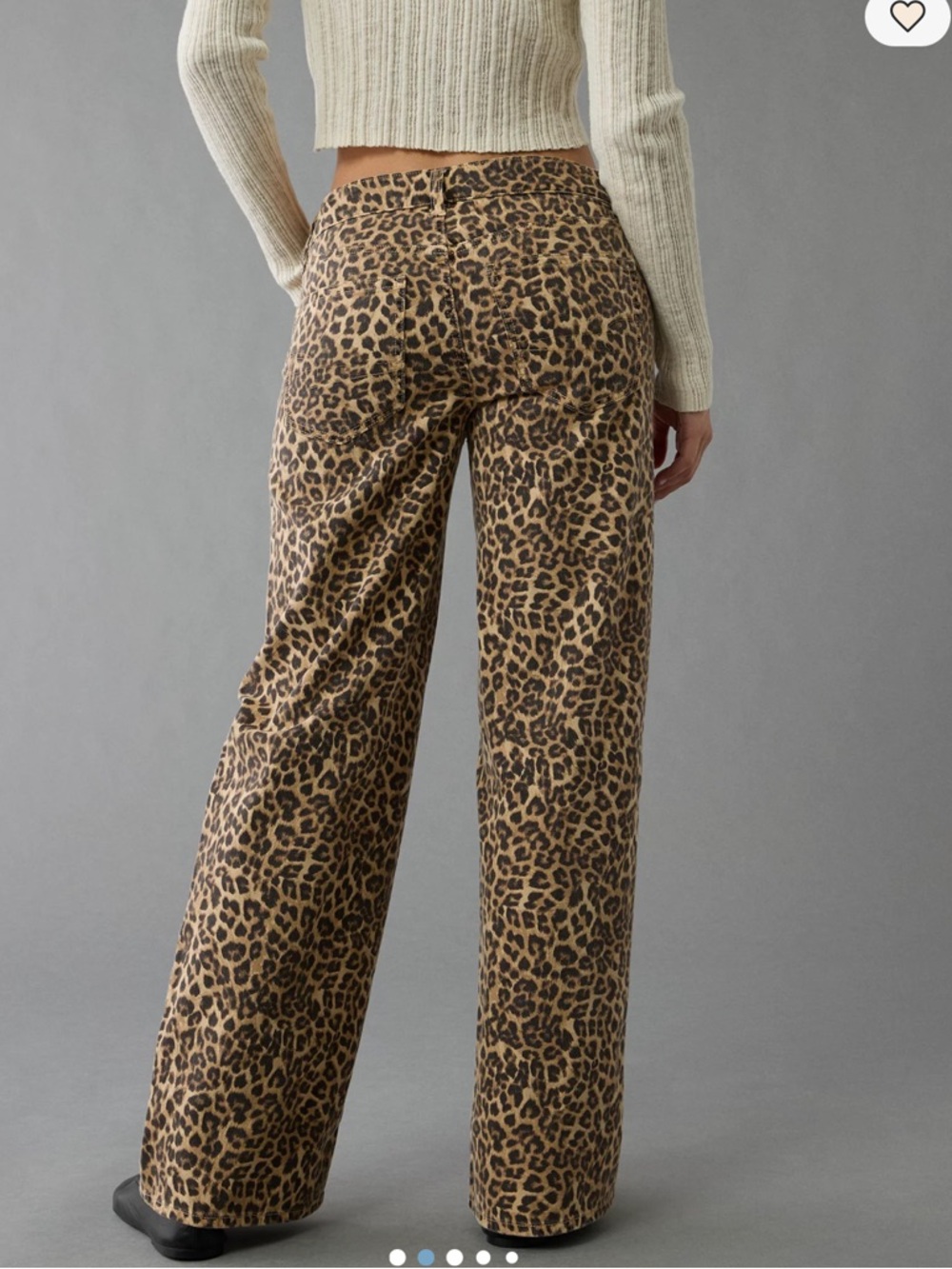 American Eagle Low Rise Cheetah Jeans - Picture 10 of 14
